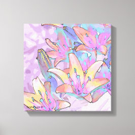 Lienzo Pastel Lily Love