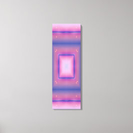 Lienzo Pastel Neon Portal Kaleidoscope Wall Art
