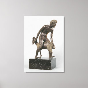 Lienzo Pastor oreando una cabra