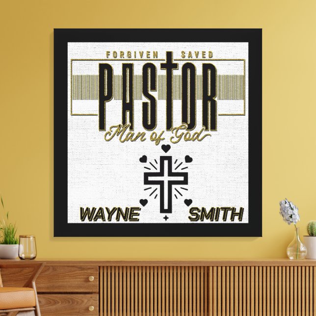 Lienzo Pastor Personalizado Hombre De Dios (Insitu (Sala de estar))