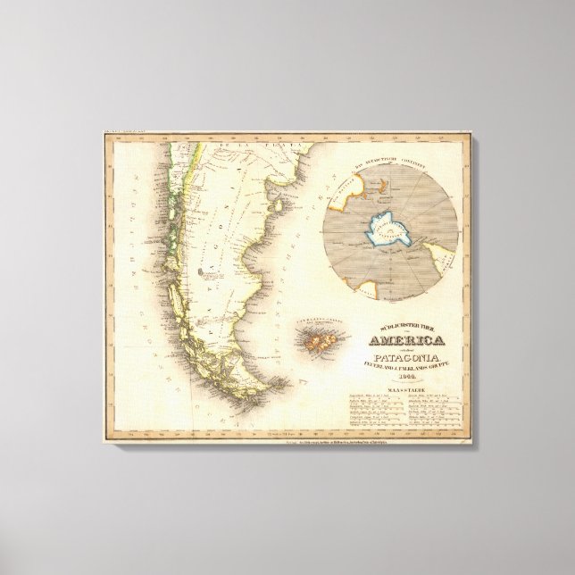 Lienzo Patagonia, Argentina (Anverso)