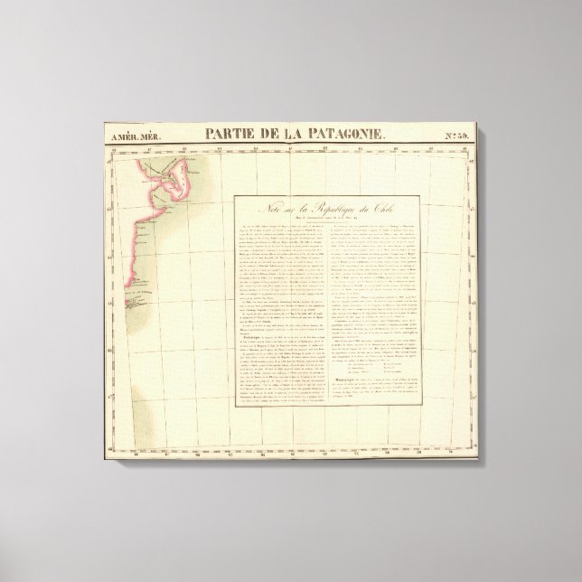 Lienzo Patagonia, Sudamérica 39 (Anverso)