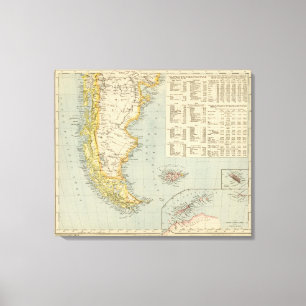 Lienzo Patagonia y Argentina