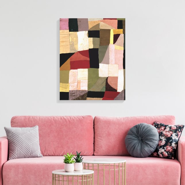 Lienzo Patchwork (cuna del hijo) | Sonia Delaunay | (Insitu (Sala de estar))