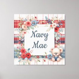 Lienzo Patchwork Koala Coordinating Canas Print