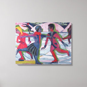 Lienzo Patinadores de hielo