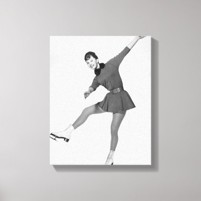 Lienzo Patinaje artístico femenino (Anverso)
