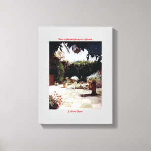 Lienzo Patio de Córdoba/Courtyard in Cordoba