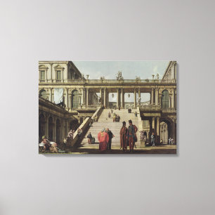 Lienzo Patio del castillo, 1762