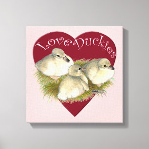 Lienzo Patitos adorables