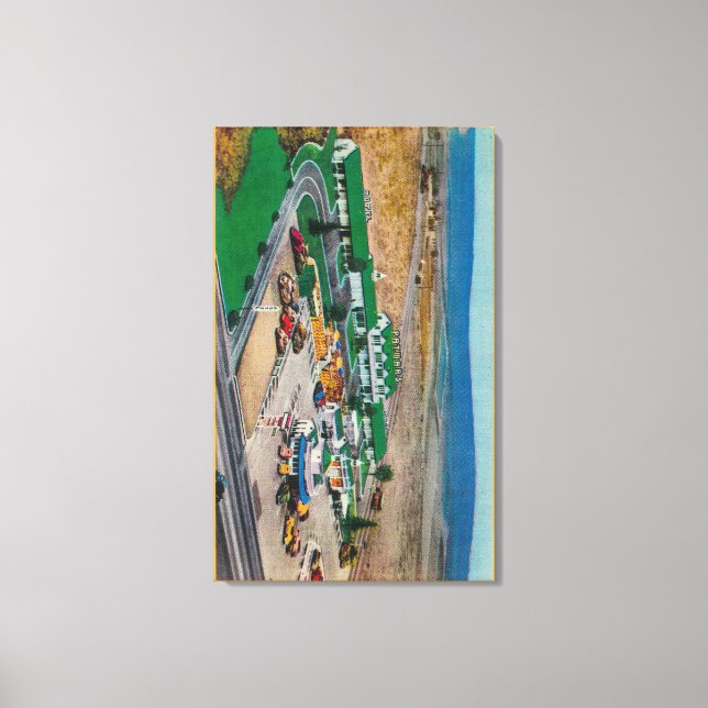 Lienzo Patmars Motel y Modern Drive-InState (Anverso)