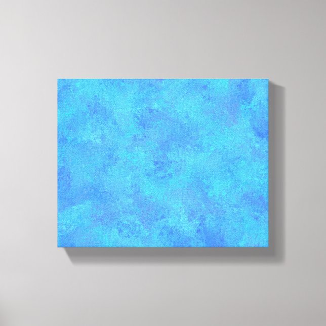 Lienzo Patrón abstracto azul (Anverso)