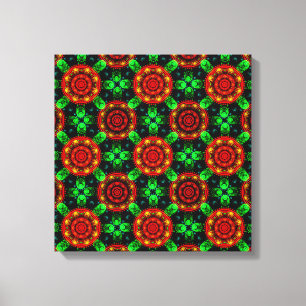 Lienzo Patrón abstracto boho elegante moderno floral #504