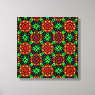 Lienzo Patrón abstracto boho elegante moderno floral #504