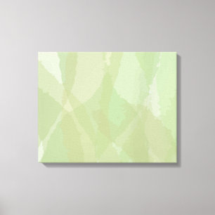 Lienzo Patrón abstracto de acuarela verde, fresco y moder