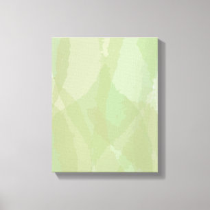 Lienzo Patrón abstracto de acuarela verde, fresco y moder