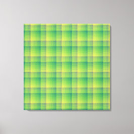 Lienzo Patrón abstracto de cuadros verdes y azules
