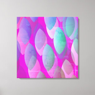 Lienzo Patrón abstracto moderno Magenta Rosa Purpura Tu