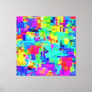 Lienzo Patrón abstracto vibrante
