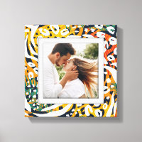 Patrón animal colorido de la foto