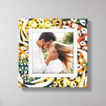 Patrón animal colorido de la foto