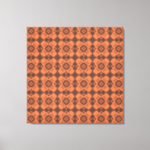 Patrón Argyle de Cuadros Marrón Coral