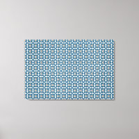 Patrón Art Deco Azul