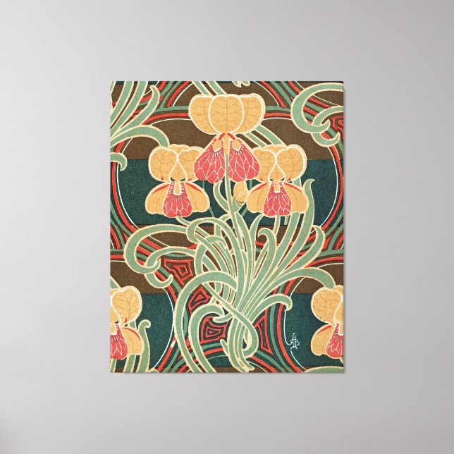 Lienzo Patrón Art Nouveau n.º 4 en Emporio Moffa (Anverso)