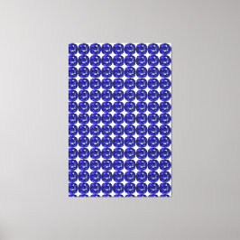 Lienzo Patrón azul