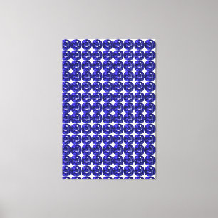 Lienzo Patrón azul