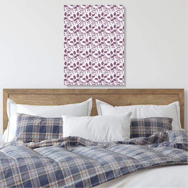 Lienzo Patrón botánico estético (Insitu(Dormitorio))