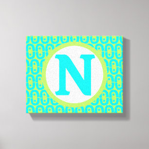 Lienzo patrón colorido moderno