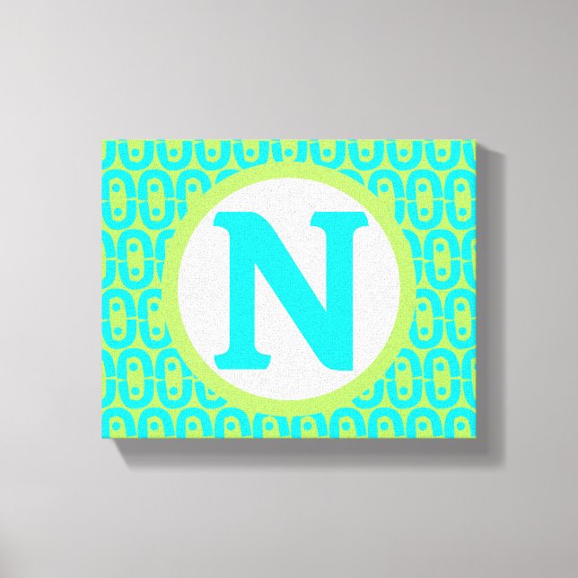 Lienzo patrón colorido moderno (Anverso)