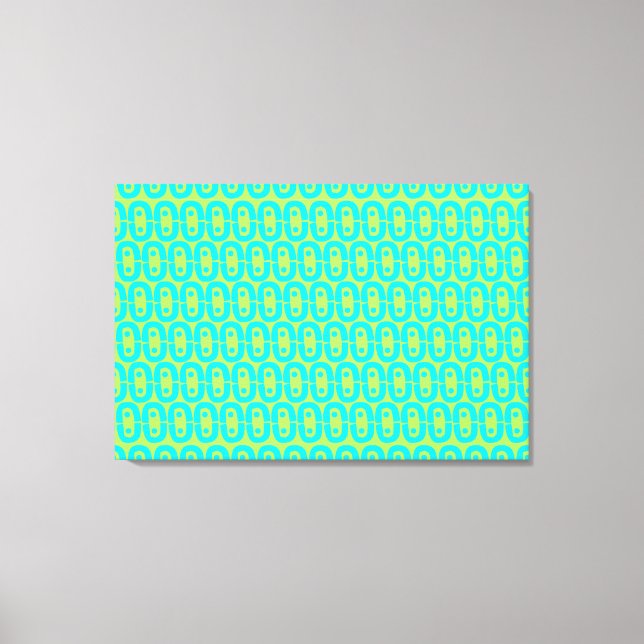 Lienzo patrón colorido moderno (Anverso)