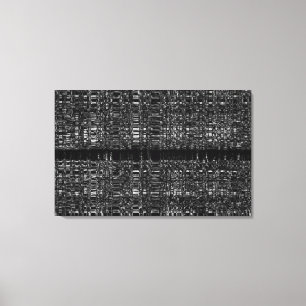 Lienzo Patrón de cadena mono abstracto