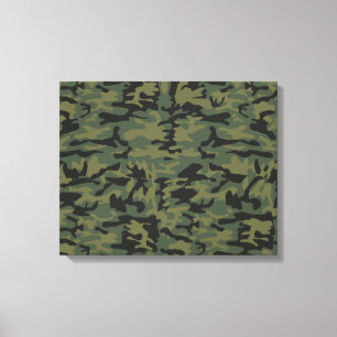 Lienzo Patrón de camo verde