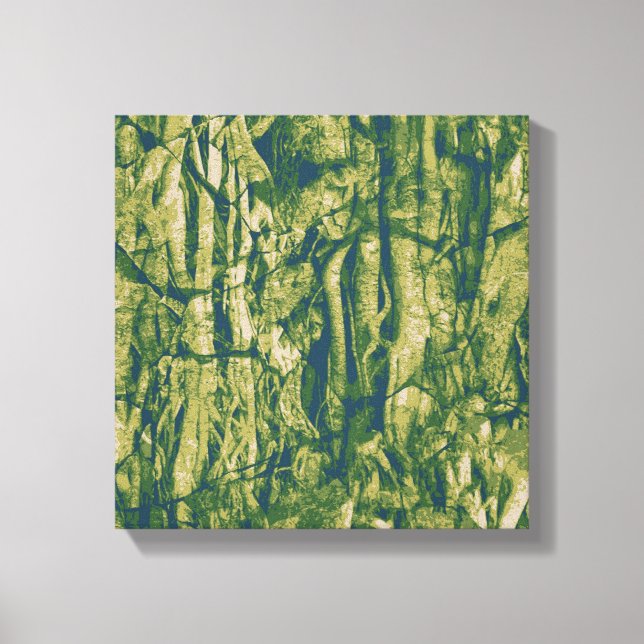 Lienzo Patrón de camuflaje de corteza de árbol (Anverso)