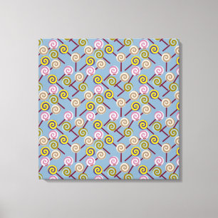 Lienzo Patrón de caramelos Patrón de las lolias lango