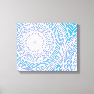 Lienzo Patrón de círculos azules del cielo