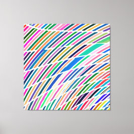 Lienzo patrón de color abstracto feliz