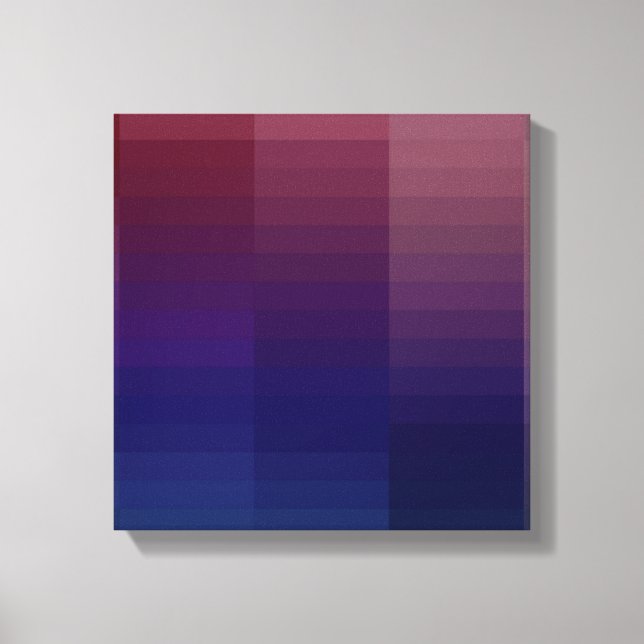 Lienzo Patrón de color degradado (Anverso)
