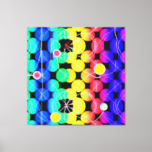 Patrón de colores vibrantes