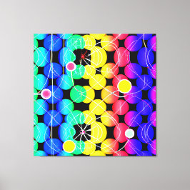 Lienzo Patrón de colores vibrantes