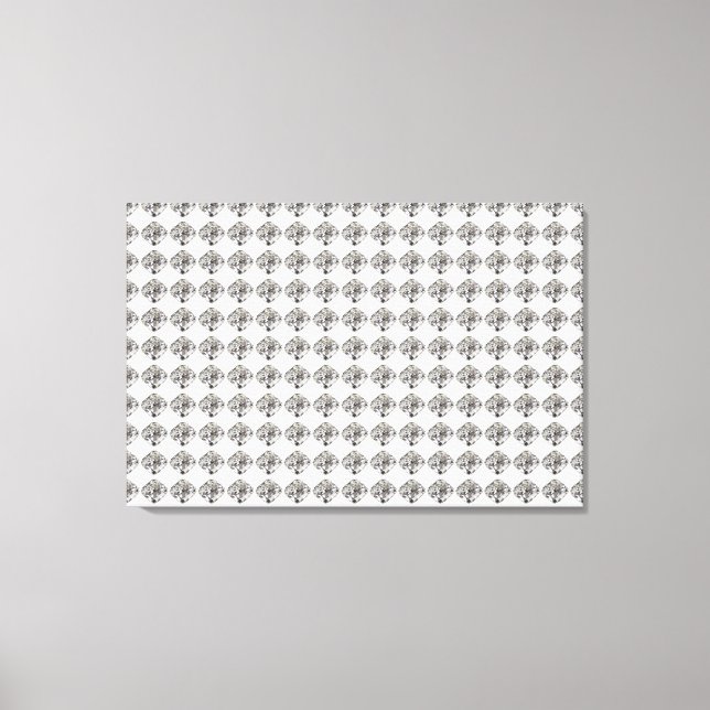 Lienzo Patrón de diamantes (Anverso)