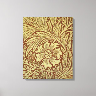 Lienzo Patrón de Flor Antigua Marigold de William Morris