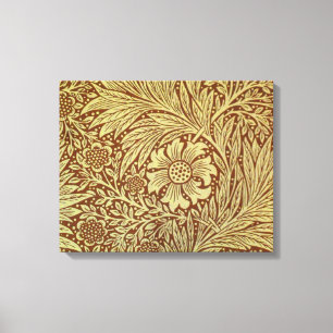 Lienzo Patrón de Flor Antigua Marigold de William Morris