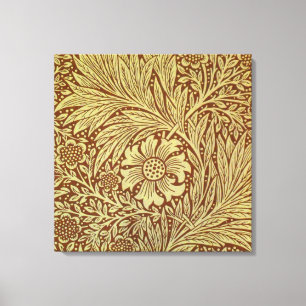Lienzo Patrón de Flor Antigua Marigold de William Morris