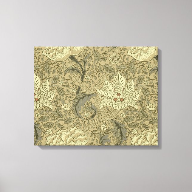 Lienzo Patrón de fondo de escritorio de William Morris Wi (Anverso)