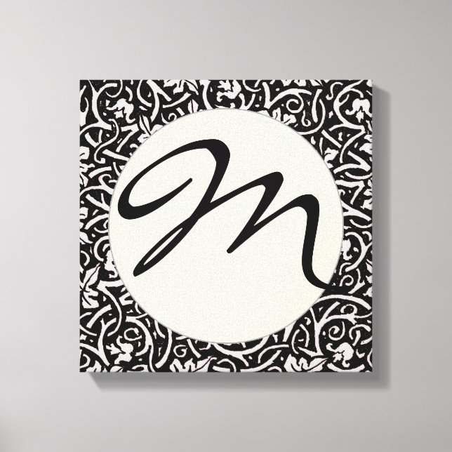 Lienzo Patrón de hojas de vino de William Morris Grapevin (Anverso)