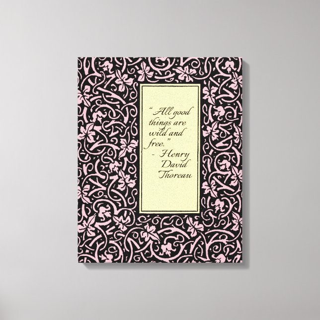 Lienzo Patrón de hojas de vino de William Morris Grapevin (Anverso)